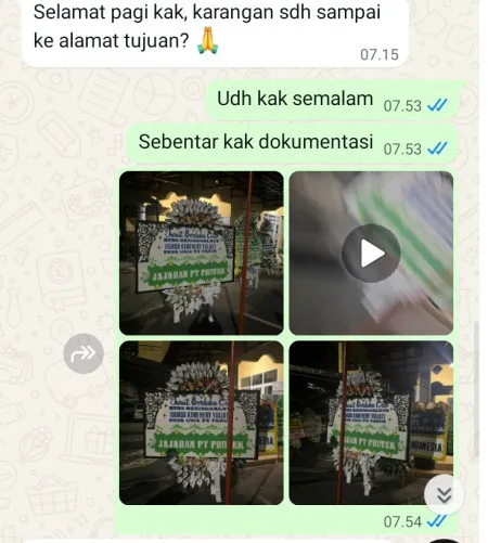 Pengiriman Papan Bunga Selamat Gandaria