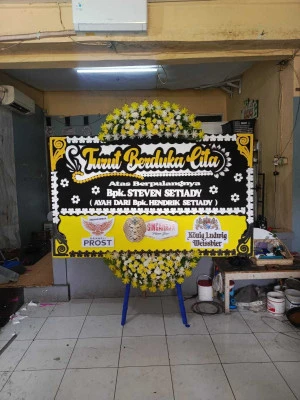 Papan Bunga di Gandaria