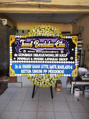 Papan Bunga di Gandaria
